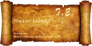 Theisz Enikő névjegykártya